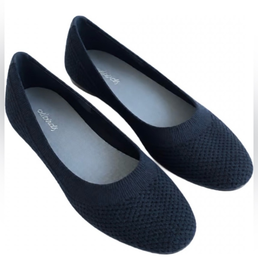 Allbirds Tree Breezers — Black Ballet Flats — Size 8 🖤